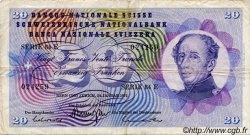 20 Francs SUISSE  1972 P.46t F