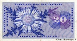 20 Francs SWITZERLAND  1972 P.46t VF+