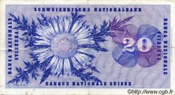 20 Francs SUISSE  1973 P.46u BB