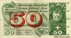 50 Francs SWITZERLAND  1967 P.48g F+