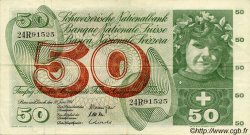 50 Francs SUISSE  1967 P.48g SS