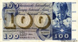 100 Francs SUISSE  1956 P.49a VF+