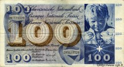 100 Francs SUISSE  1961 P.49d VF