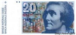 20 Francs SWITZERLAND  1987 P.55g UNC