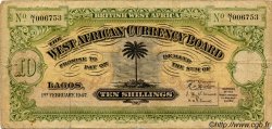 10 Shillings BRITISH WEST AFRICA  1947 P.07b F
