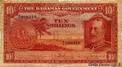 10 Shillings BAHAMAS  1930 P.05 VG