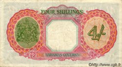 4 Shillings BAHAMAS  1936 P.09e VF