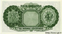 4 Shillings BAHAMAS  1953 P.13d q.FDC