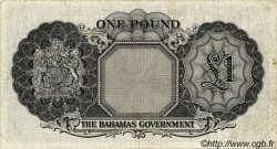 1 Pound BAHAMAS  1953 P.15c BC+