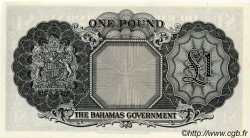 1 Pound BAHAMAS  1953 P.15d fST+