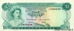 1 Dollar BAHAMAS  1968 P.27a AU