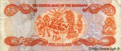 5 Dollars BAHAMAS  1984 P.45a BC+