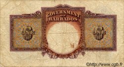1 Dollar BARBADOS  1949 P.02c F-