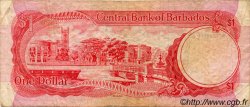 1 Dollar BARBADOS  1973 P.29a MB