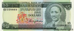 5 Dollars BARBADOS  1975 P.32a UNC