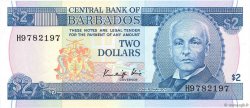 2 Dollars BARBADOS  1986 P.36 ST
