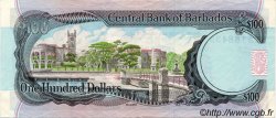 100 Dollars BARBADOS  1986 P.41 EBC+
