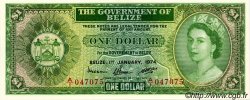 1 Dollar BELIZE  1974 P.33a UNC