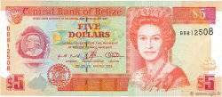 5 Dollars BELIZE  1996 P.58 UNC