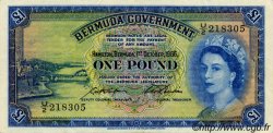 1 Pound BERMUDAS  1966 P.20d EBC