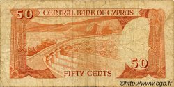 50 Cents CYPRUS  1983 P.49 VG