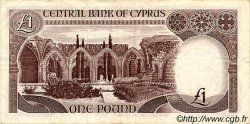 1 Pound CYPRUS  1984 P.50 VF