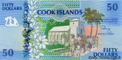 50 Dollars ISOLE COOK  1992 P.10a FDC
