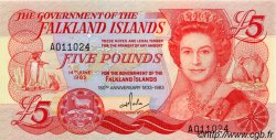 5 Pounds Commémoratif FALKLAND ISLANDS  1983 P.12a UNC