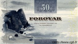 50 Kronur ISLAS FEROE  2001 P.24 FDC