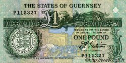 1 Pound GUERNSEY  1991 P.52b fVZ