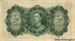 2 Dollars GUYANA  1942 P.13c BC+