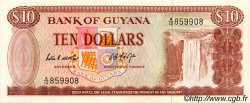 10 Dollars GUIANA  1966 P.23b UNC