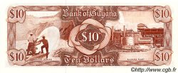 10 Dollars GUYANA  1989 P.23f FDC