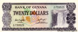 20 Dollars GUYANA  1983 P.24c q.FDC