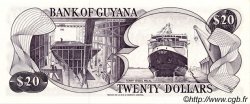 20 Dollars GUYANA  1989 P.24d FDC