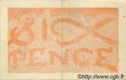 6 pence JERSEY  1941 P.01a VF+