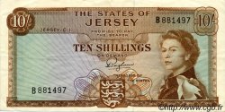10 Shillings JERSEY  1963 P.07a q.SPL