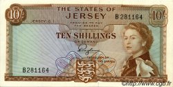 10 Shillings JERSEY  1963 P.07a AU