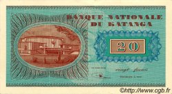 20 Francs KATANGA  1960 P.06a XF+