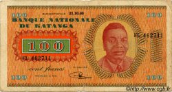 100 Francs KATANGA  1960 P.08a VG