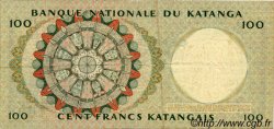 100 Francs KATANGA  1962 P.12a VF