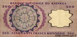500 Francs KATANGA  1962 P.13a TTB
