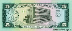 5 Dollars LIBERIA  1989 P.19 ST