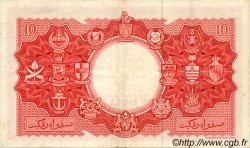 10 Dollars MALAYA und BRITISH BORNEO  1953 P.03a fVZ