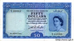 50 Dollars MALAYA y BRITISH BORNEO  1953 P.04a MBC