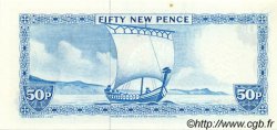 50 New Pence ISLE OF MAN  1979 P.33a AU