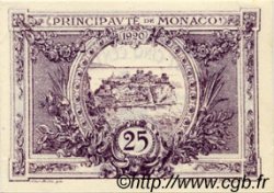 25 Centimes violet MONACO  1920 P.02b pr.NEUF