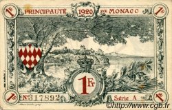 1 Franc MONACO  1920 P.05 VZ