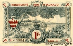 1 Franc MONACO  1920 P.05 q.FDC
