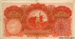 5 Pounds PALESTINA  1939 P.08c BB